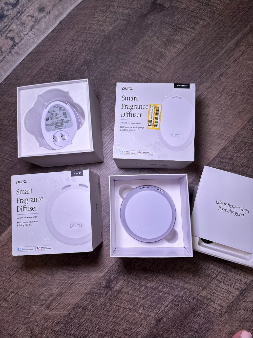 NEW pura mini AND 4” diffusers